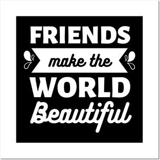 Friends make the world beautiful ||International Day of Friendship Design Posters and Art